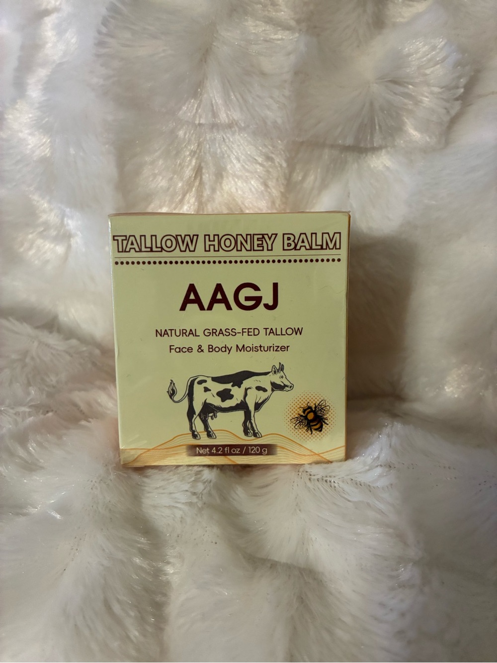 NIB Tallow Honey Balm - Natural Cream Moisturizer (Yellow)